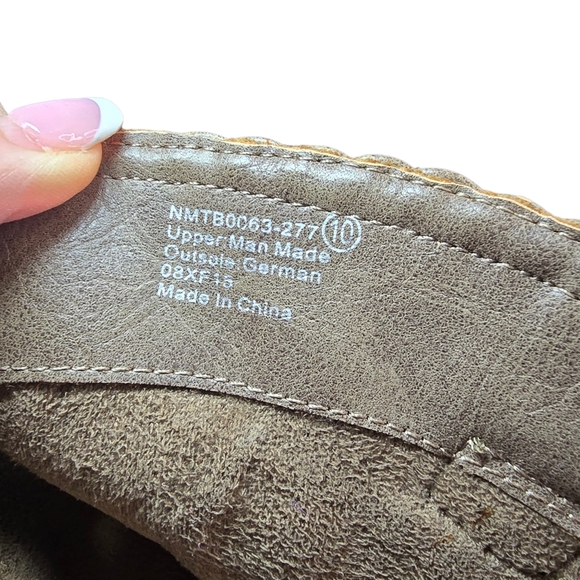 Naughty Monkey So Buck Heeled Boots Size 10 - Picture 7 of 7